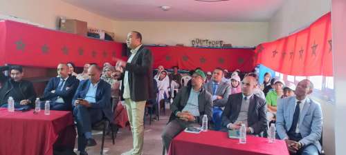 ثانوية مولاي يوسف التأهيلية بميدلت...تنزيل قافلة برنامج أجيال النزاهة  في مرحلته التجريبية