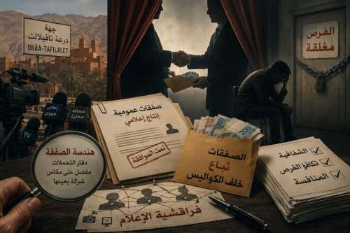 عبد الغني لمرابط يكتب ..فراقشية الإعلام بجهة درعة تافيلالت فرص تُباع وصفقات  بالحاباة خلف الكواليس