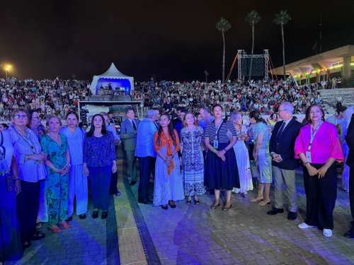 السفيرة كريمة بني عيش :  أصوات النساء فرصة لتوطيد العلاقات الدبلوماسية وتعزيز الخطابات السامية حول المرأة .