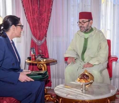 الملك يستقبل رئيسة الحكومة
